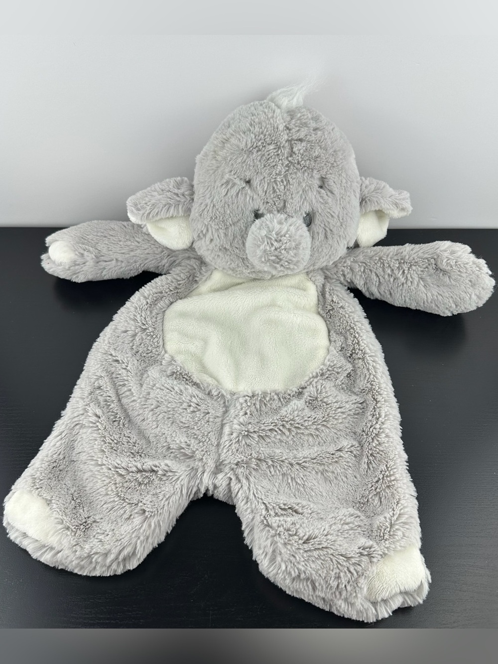 Baby Ganz Emerson Elephant Flat-A-Pat Soft Cuddly Lovey Blanket 17” BG3784 Plush